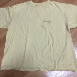 Brandy Melville Honeg cropped tee